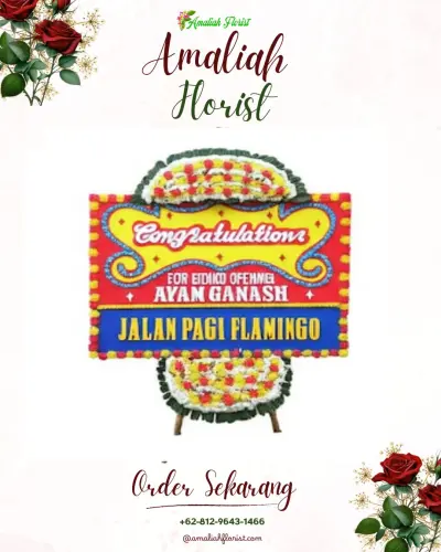 Bunga Papan Congratulation di Jinangdalem